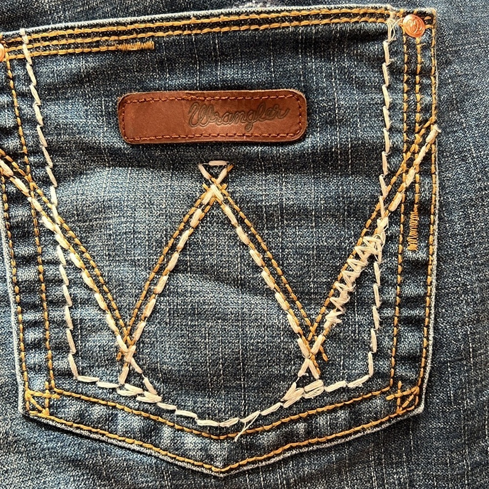 Wrangler Bootcut Jeans 13/34 - Picture 8 of 8